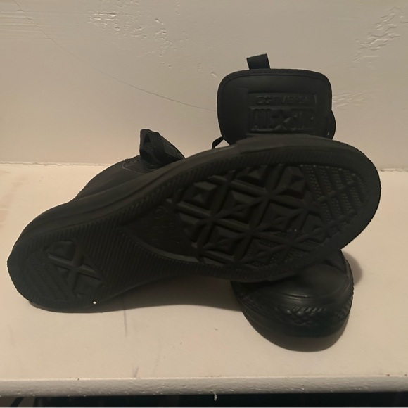 Converse All Black High-Tops - Picture 3 of 3